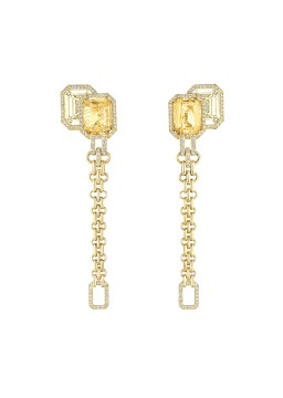 Enchanting Diamond Drop Earrings